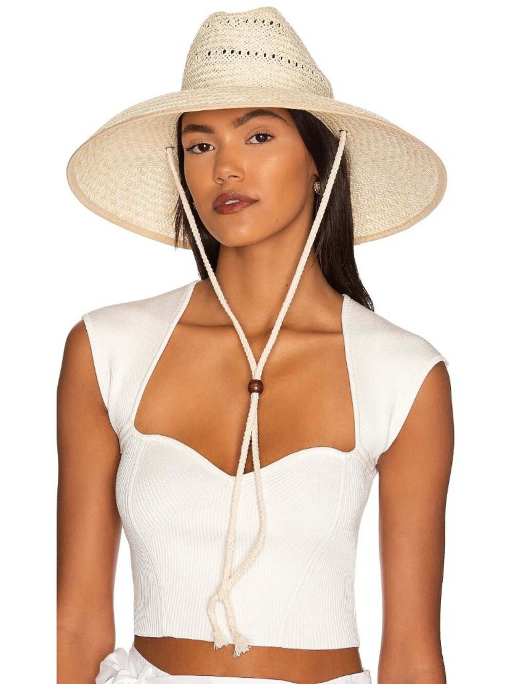 NWT Lack Of Color The Vista Hat White Womens Size 59cm / Large